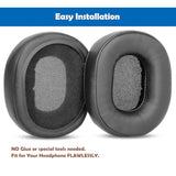 Professional Earpads Cushion Replacement Compatible With House Of Marley Positive Vibration Xl Headphones Ear Pads With Skin-Friendly Leather And Memory Foam