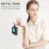 For Samsung Galaxy Z Flip 5 Case, Slim Fit Glow In The Dark Soft Flexible Bumper Protective With Ring Shockproof Non-Slip Case Cover For Galaxy Z Flip 5 6.7“ 2023, Mandala In Galaxy