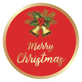 Christmas Gift Stickers - 120Pcs 2Inch Merry Christmas Stickers Gold Foil Stamping Envelope Seal Label Sticker Self Adhesive Xmas Gift Sticker Happy Holidays Labels For Card Gifts Present Decor
