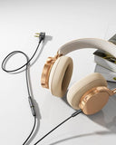Airplane Headphone Adapter with Cable 12 Inch - Universal Gold Plated Dual 3.5mm Airline Audio Converter - Flexible Cord Fits Recessed Jacks &