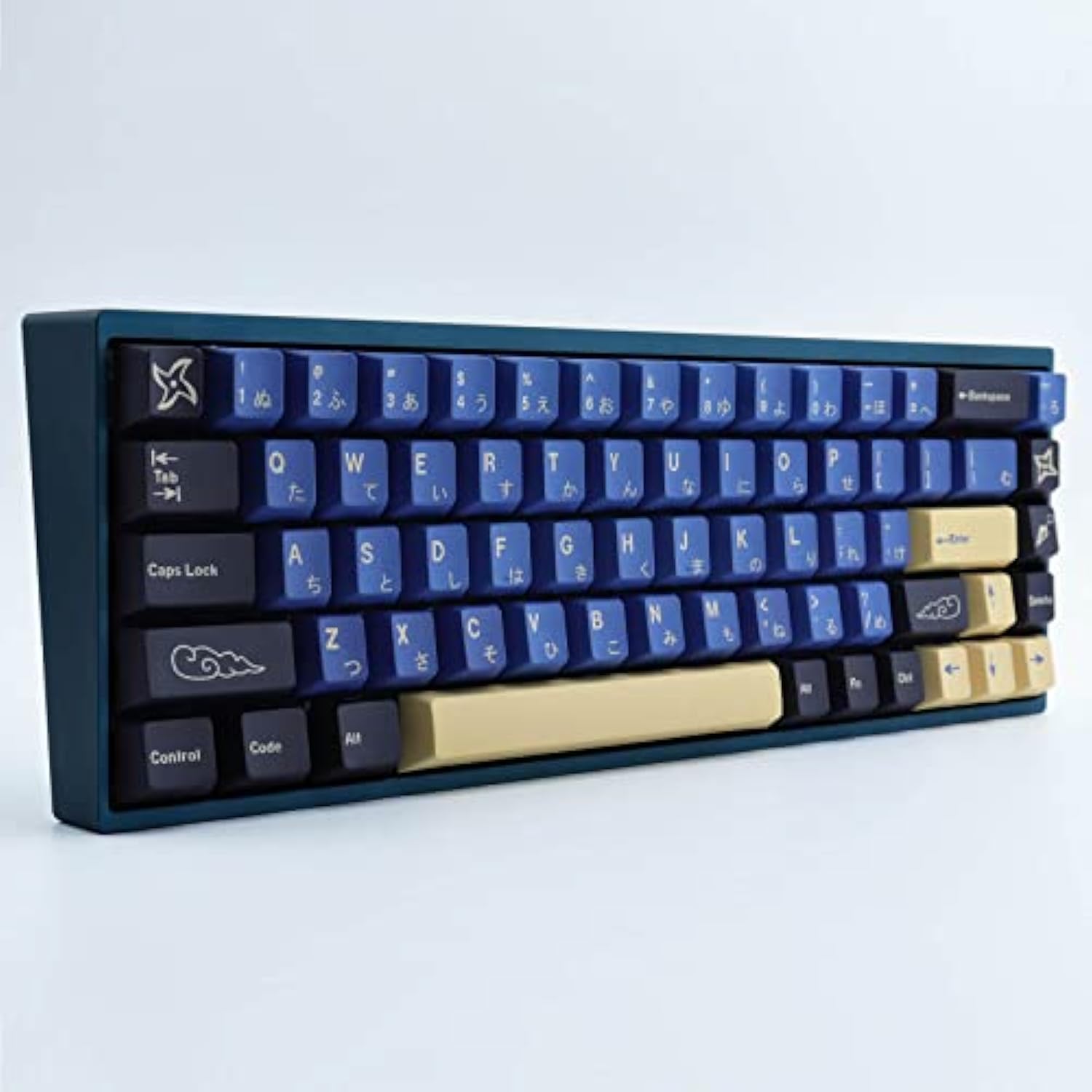 Pbt Keycaps 119 Keys Blue Samurai Keycaps Dye-Sublimation Ninja Pbt Keycap Set