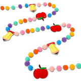 8.2 Ft Tulip Felt Garland Spring 3D Felt Flower Garland For Mother'S Day Spring Home Party Decoration