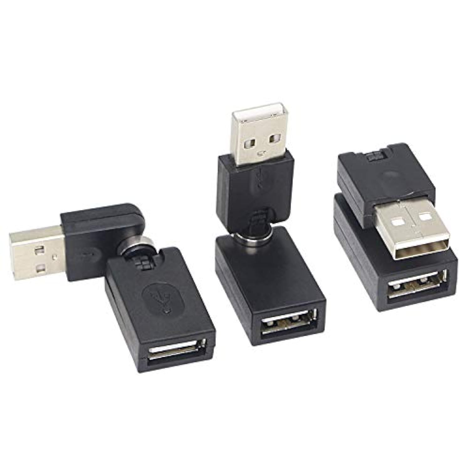 Swivel Usb Adapter, Rotatable Usb 2.0 Type A Male To Type A Female Extension C