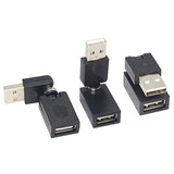 Swivel Usb Adapter, Rotatable Usb 2.0 Type A Male To Type A Female Extension C