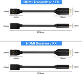 Hdmi Extender Over Cat5E/6 Hdmi To Rj45 Extender Ethernet Network Converter Cable Repeater 1080P Up To 60M Hd Mi Transmitter And Receiver For Hdtv Stb