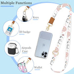 Phone Lanyard Wrist Strap Crossbody, Be Kind Cell Phone Lanyard For Around The Neck Wristlet Adjustable Strap, Rainbow Cute For Keys Id Badges Accessories