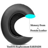 Replacement Ear Pads Ear Cushions Compatible With Beats Studio 2 & Studio 3 (B0501 B0500) Wireless & Wired Upgrade Earpads Covers Headband (Studio2 & Studio3)