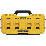 DEWALT 20V MAX* Charger, 4-Port, Rapid Charge (DCB104) , Black/Yellow