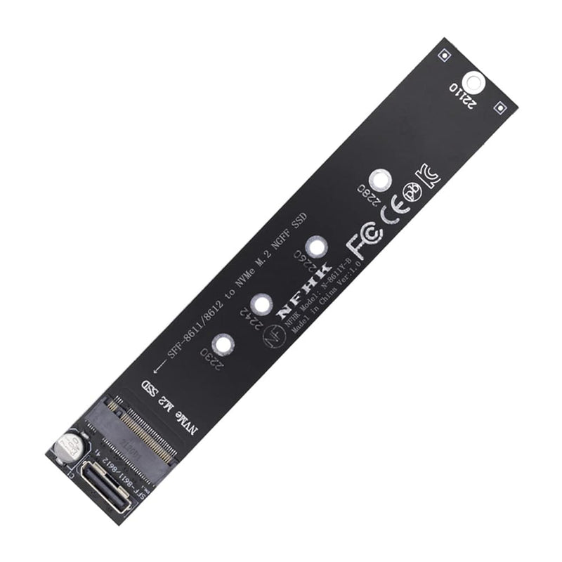 Xiwai Oculink SFF-8612 SFF-8611 to M.2 Kit NGFF M-Key to NVME PCIe SSD 2280 22