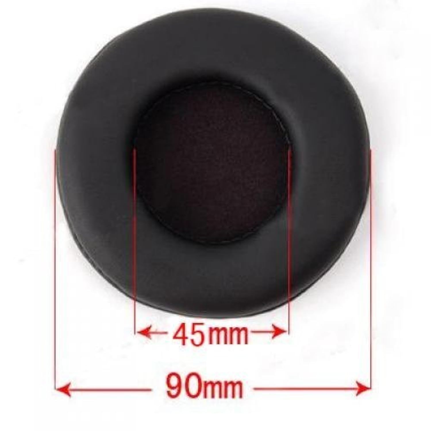 Replacement Earpad Cover Cup Pads Cushion Compatible With Sony Mdr-V700Dj V700 Mdr-V500Dj V500 Z700Dj Xd900 V730 Z500 And Pioneer Hdj1000 Hdj2000 Hdj1500 (Black)