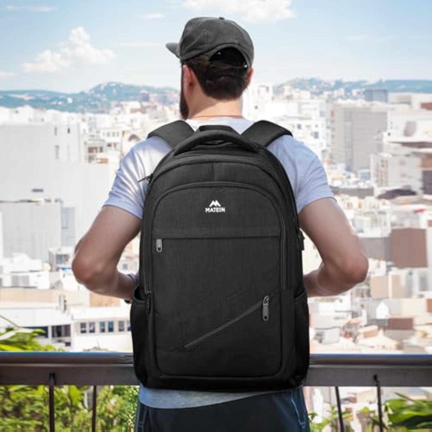 School Laptop Backpack, Large Tsa Friendly College Computer Bookbag With Laptop Compartment Fits 17 Inch Notebook, Water Resistant Business Work Travel Bag, Graduation Gifts For Men Women