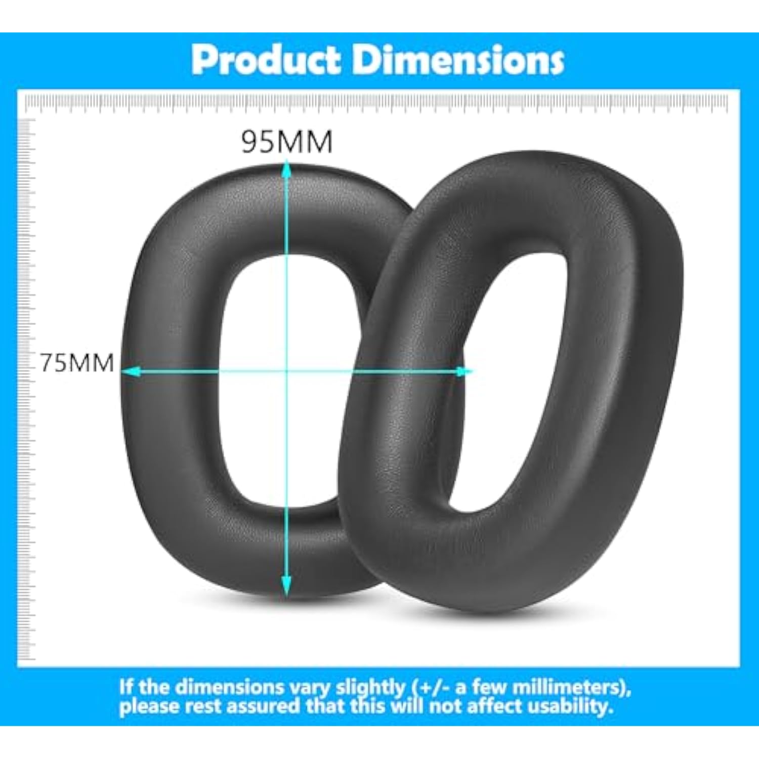 Earpads Replacement Cushions Compatible With Bowers & Wilkins Px8/Px7 S2/Px7 S2E Headphones Protein Leather Ear Pads With Memory Foam, Enhanced Comfort & Noise Isolation, Durable Headphone Accessories