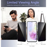 Privacy Screen Protector For Samsung Galaxy A35 5G With Camera Lens Protector[2+2 Pack], Anti-Spy Tempered Glass Film,9H Hardness,Anti-Scratch
