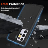 For Samsung Galaxy S22 Ultra Case, With [2 Pack] Hd Screen Protector, [Military-Grade] Shockproof Dust/Drop Proof 3-Layer Full Body Protection Heavy Duty Case For Galaxy S22 Ultra, Black