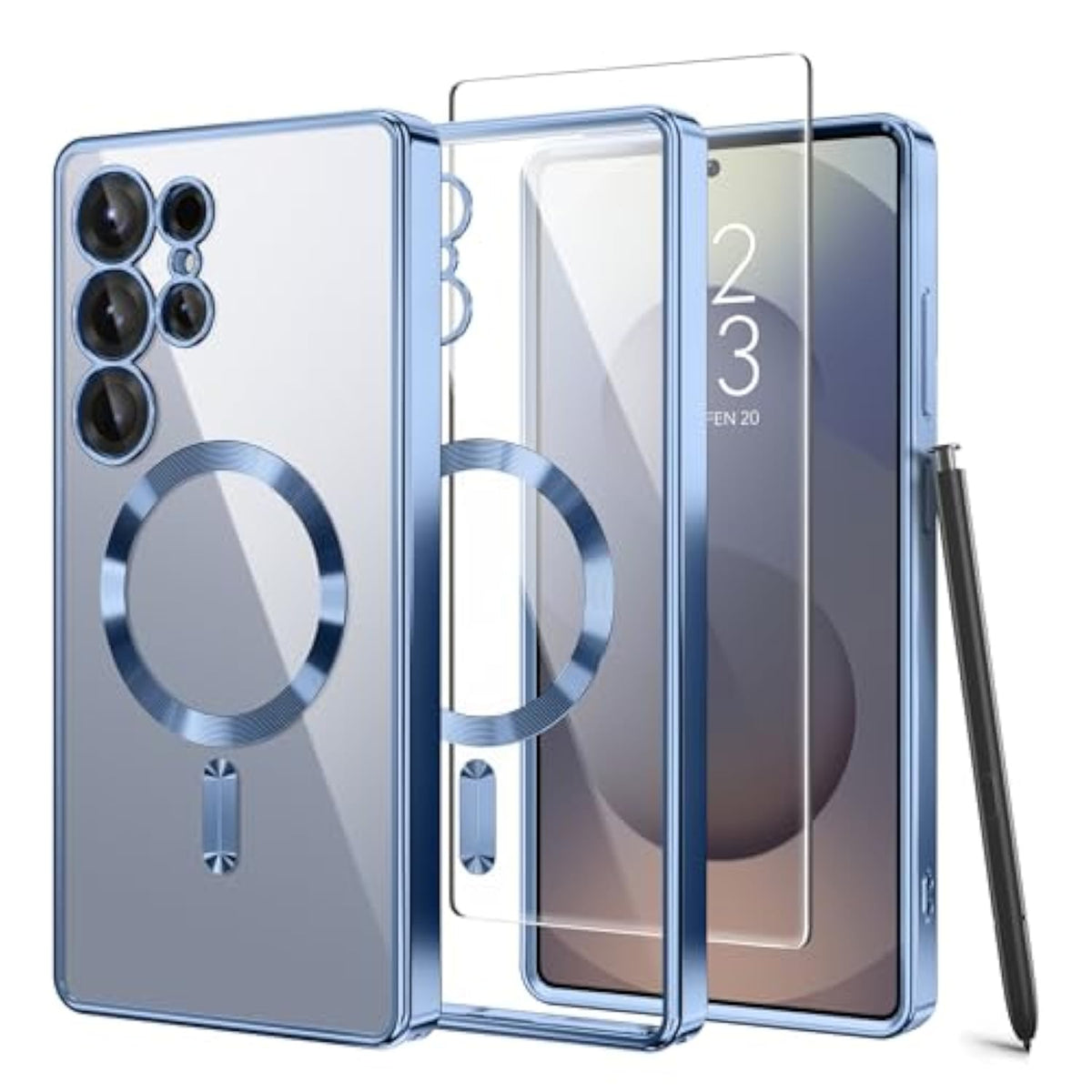 Magnetic Case for Samsung Galaxy S25 Ultra, MagSafe, Camera Protection, Shockproof