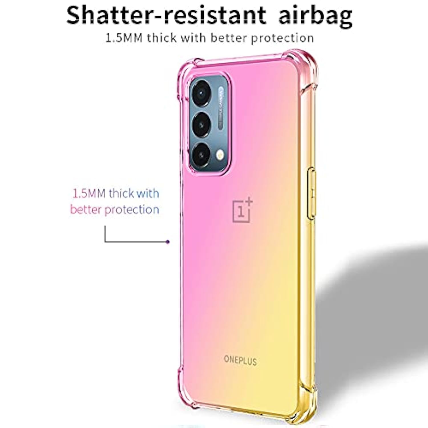 Oneplus Nord N200 5G Case with 2pcs Screen Protector