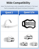 Head Strap For Oculus Quest 2,Vr Headset Straphead Strap For Meta Quest 2 With Tpu Pad, Lightweight Washable Vr Accessories With Wide Tpu Pad
