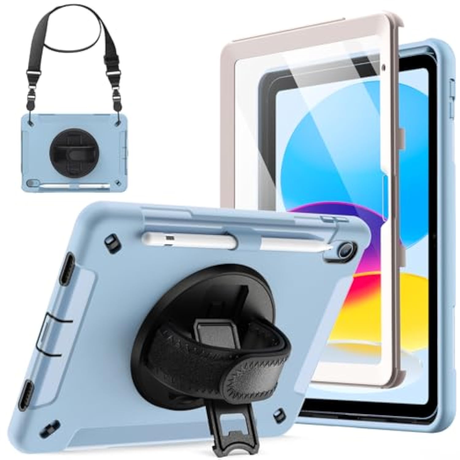 JETech Case for iPad 10 (10.9-Inch, 2022 Model, 10th Generation) with Built-in