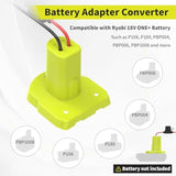 2 Pack Power Wheels Battery Adapter For Ryobi 18V One+ Batteries, Battery Converter With 12Awg Wire, Fuses Holder, 30A Fuses, Wire Terminals Kit For Diy Kids Toys Cars Camping