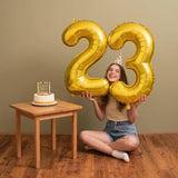 40 Inch Gold Balloon Number 3 Balloon,Number Balloons Gold Big Giant Jumbo Number 3 Foil Mylar Balloons For 13Th Birthday Party Anniversary Events,Wedding Anniversary Party Decorations
