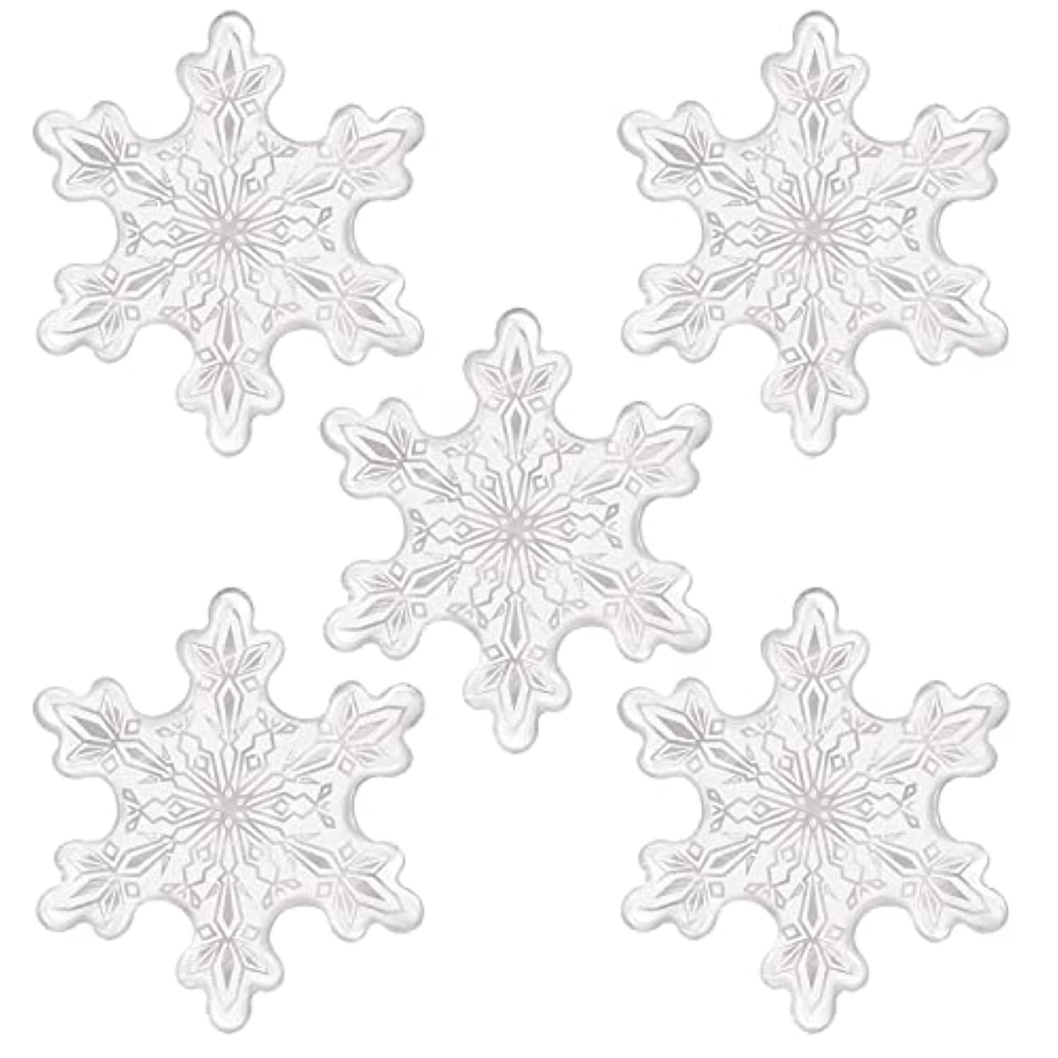 5Pcs 36Inch Snowflake Balloons-Winter Theme Birthday Party Decerations Supplier-Winter Flower For Ice Snow Activity Party Decorations