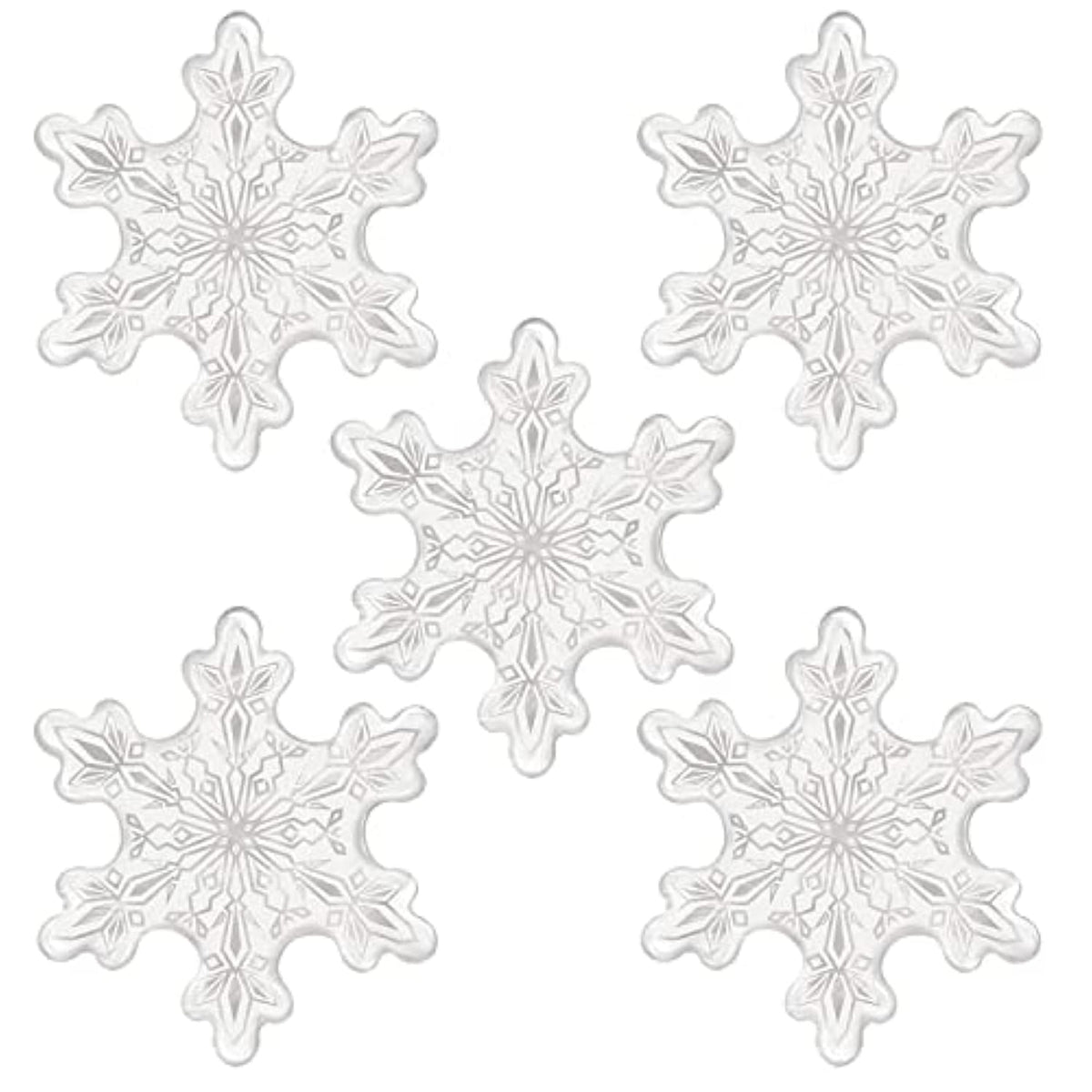 5Pcs 36Inch Snowflake Balloons-Winter Theme Birthday Party Decerations Supplier-Winter Flower For Ice Snow Activity Party Decorations