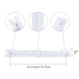 15 Inch Nylon Zipper For Sewing Crafts | 20 Zippers / Pack (White)