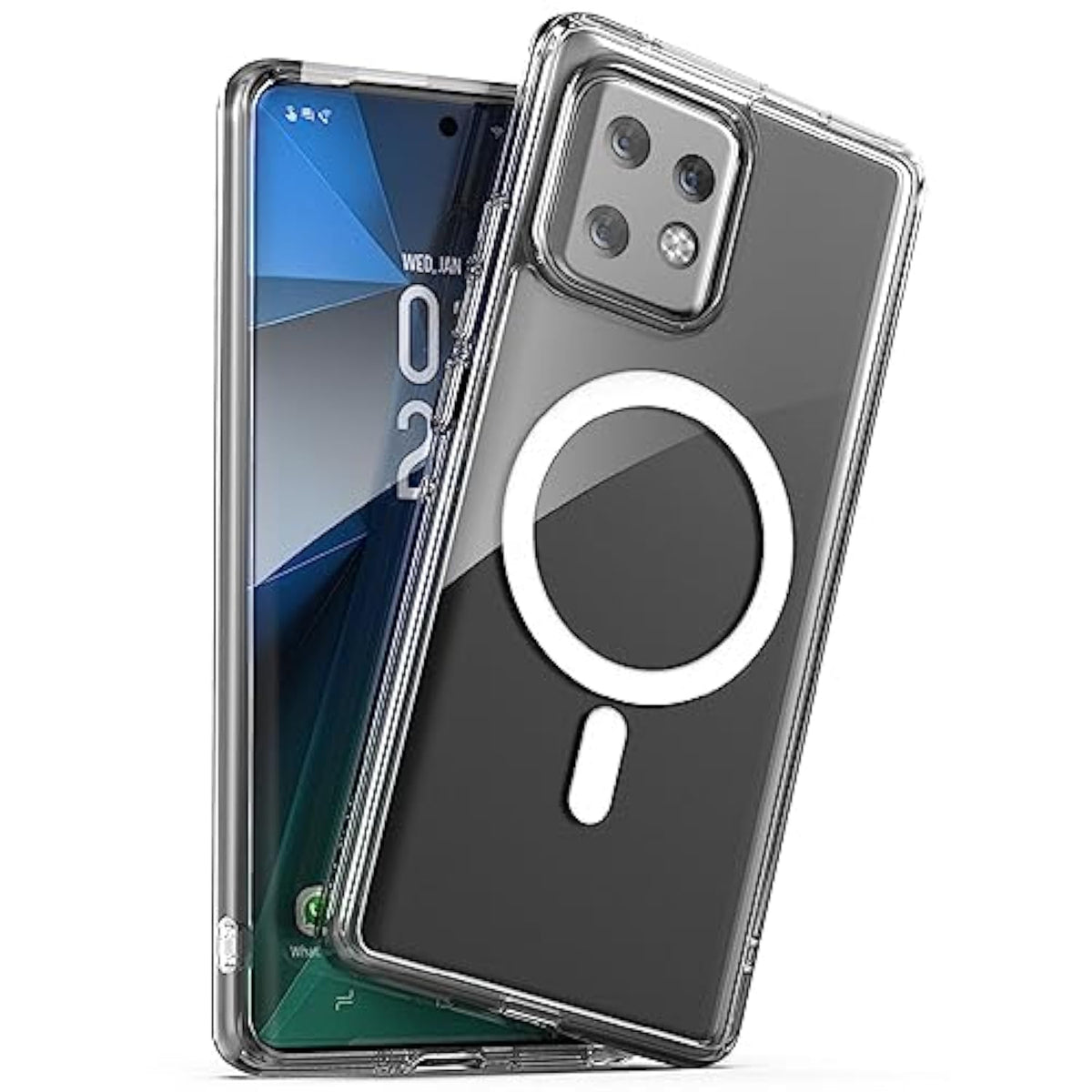 Magnetic Case For Motorola Edge Plus 2023 - Compatible With Magsafe, Charging And Phone Accessories (2023 Moto Edge+) Clear