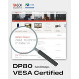 X-Tech 80Gbps 16K Bi-Directional Certified Usb-C To Displayport 2.1 Cable, Dp2.1 Dp80 (3Ft/1M)