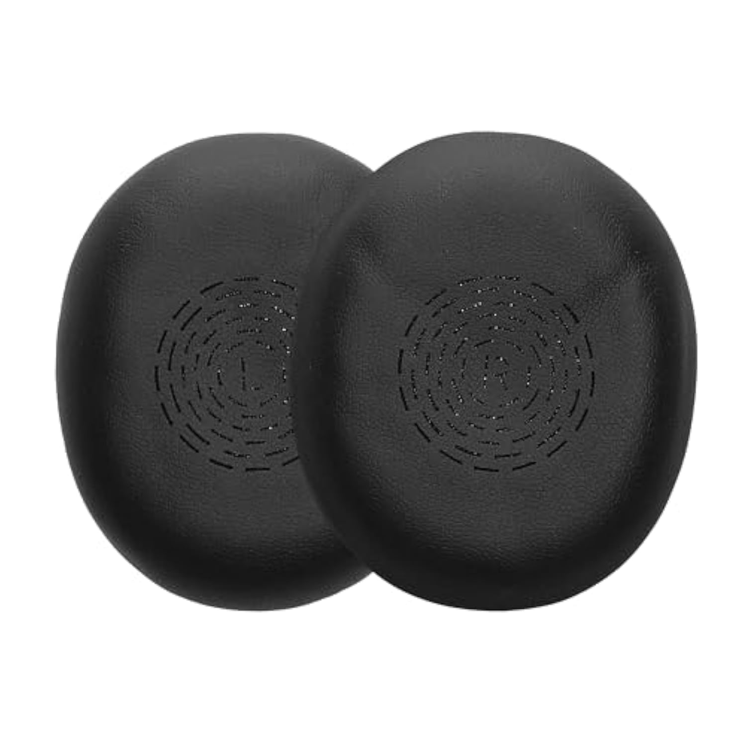 kwmobile Ear Pads Compatible with Jabra Evolve2 65 Flex Earpads - 2X Replacement for Headphones - Black