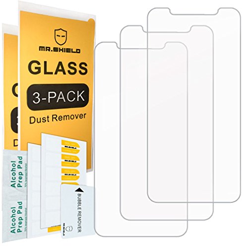 [3-PACK] Designed For iPhone X/iPhone Xs/iPhone 11 Pro [Tempered Glass] Screen Protector [Japan Glass With 9H Hardness] with Lifetime Replacement