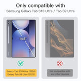 JETech Clear Case for Samsung Galaxy Tab S9 Ultra 14.6-Inch, Anti-Yellowing Tr