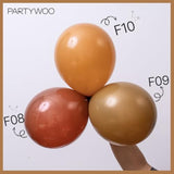 140-Pc Brown Balloon Arch Kit in 18, 12, 10, 5 Inch for Boho and Fall Parties