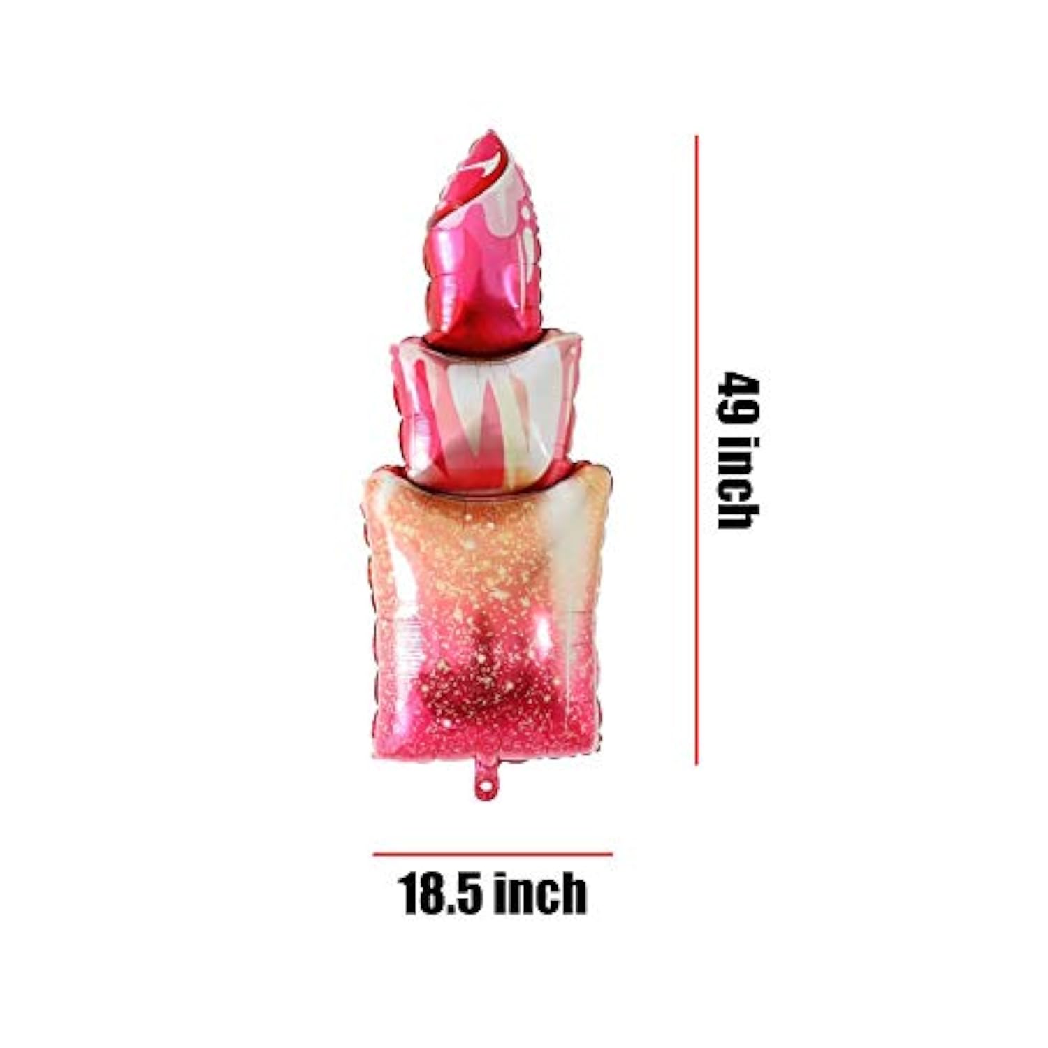 Red Lips Balloons Lipstick Balloons Red Kiss Lips Shaped Foil Mylar Birthday Bridal Shower Valentine'S Day Wedding Party Marriage Engagement Decorations 4Pcs