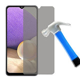Anti-spy Privacy Screen Protector, 2pack Anti-peep No Bubble Tempered Glass Film for  Galaxy A32 5G / A12