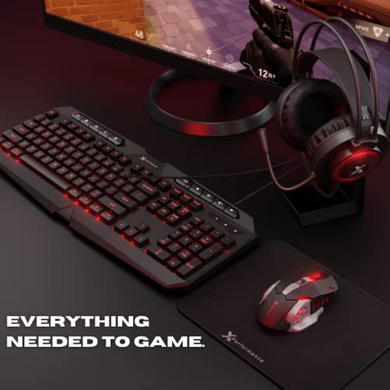 Gaming Keyboard And Mouse Combo With Headset And Mouse Pad - 4 In 1 Rgb Gaming Bundle For Xbox One, Ps5, Ps4, Pc