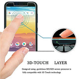 (3 Pack) Compatible for ATT Calypso (U318AA) Screen Protector Tempered Glass, Touch Sensitive,Case Friendly, 9H Hardness