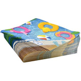 122 Pcs Pool Party Supplies Set – Plates, Cups, Napkins for Summer BBQ & Luau