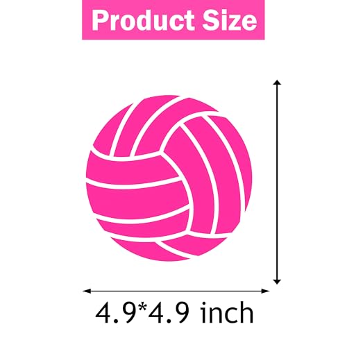 20pcs Pink Volleyball Hanging Paper Swirls Volleyball Birthday Decorations for Girls Hot Pink Volleyball Theme Ceiling Streamers for Pink Sports Party Breast Cancer Awareness Charity Events