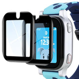 [2 Pack] Screen Protector Compatible With At&T Amigo Jr Watch, Case Friendly Hd Clear Tempered Glass Film [Anti-Scratch] [Bubble Free] [Anti-Fingerprint] [Touch Sensitive]
