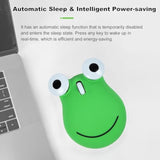 Wireless Mouse 2.4Ghz Lovely Cartoon Frog Shape Usb Mouse Portable Cordless Mouse With Usb Receiver, Kids Small Optical Mouse Computer Mouse For Laptop Computer