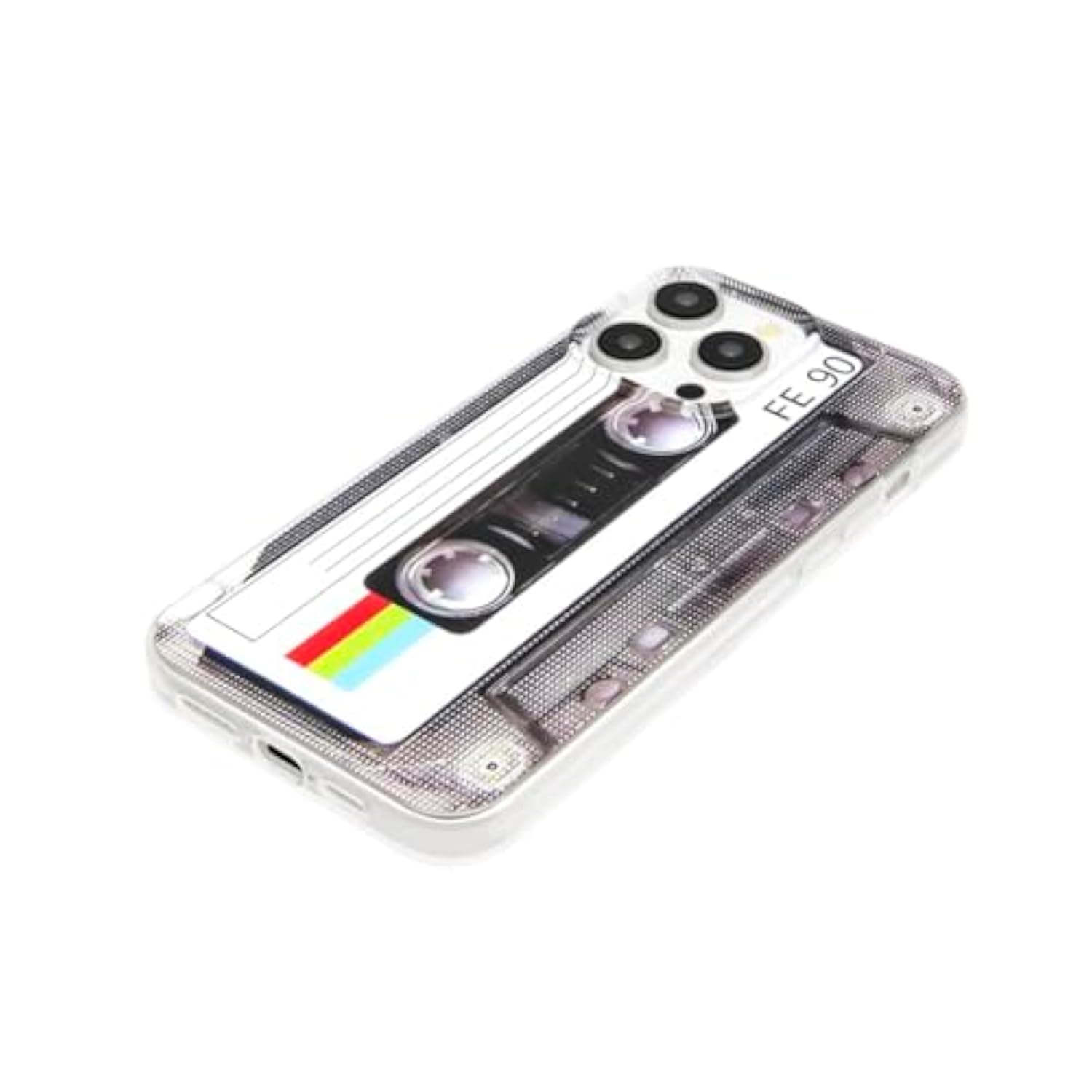 Case For Iphone 15 Pro Max Matte Finish Heavy Duty Soft Back Cover With Reinforced Corners Tpu Soft Bumper Retro Cassette Tape Case Compatible With Iphone 15 Pro Max