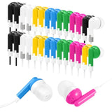 30 Packs Kids Earbud Headphones Bulk, Wired Earphones With 3.5 Mm Jack Multi C