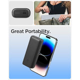 Spigen ArcPack 30W 10000mAh Super-Compact USB C Power Bank for Galaxy S25 S24 z fold flip 6 iPad iPhone 16 15 Pro Max 14 AirPods PD PPS USB Type C Portable Charger Battery Pack [Cable Included]