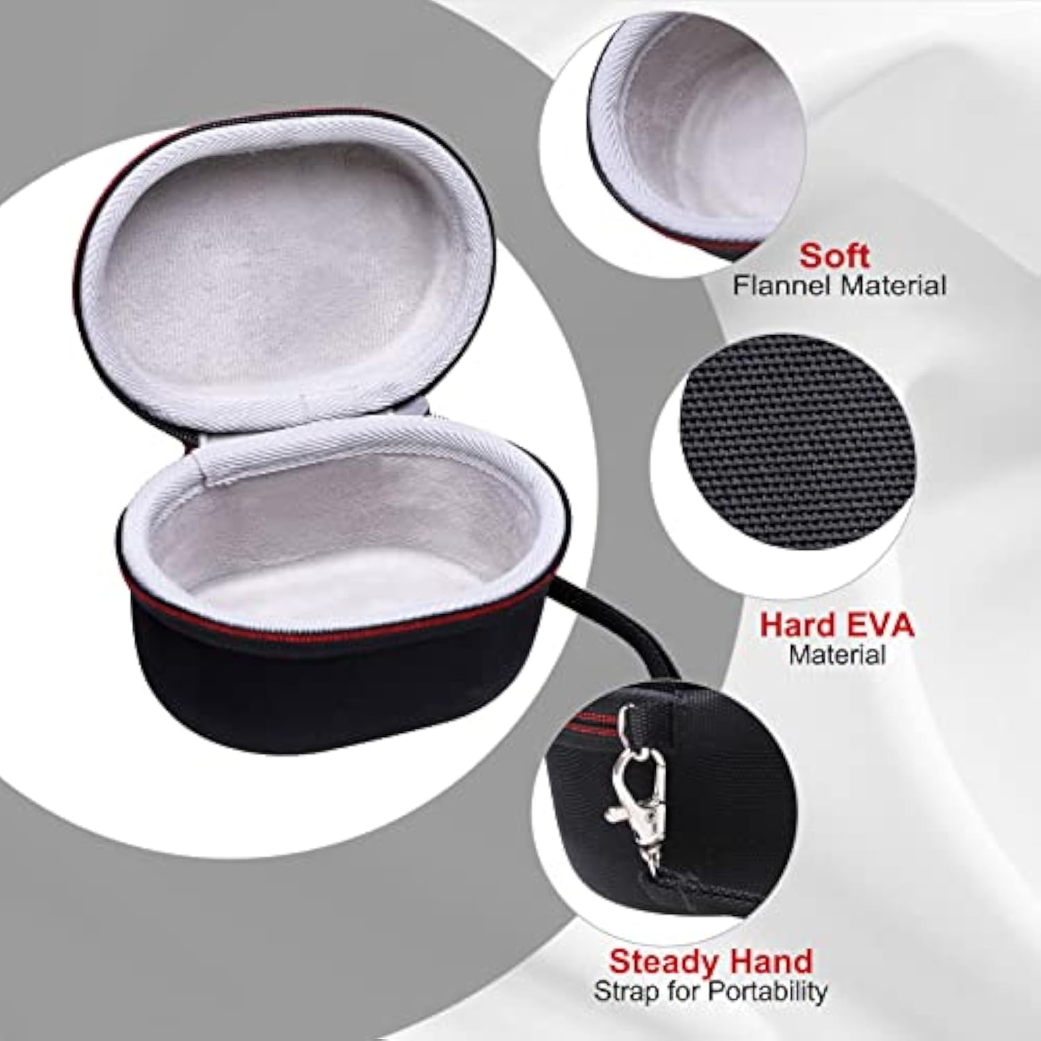 Ltgem Eva Hard Case For Logitech Lift Left/Right Vertical Ergonomic Mouse & Lo