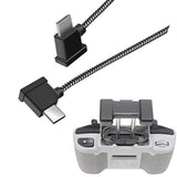 11.8 Inch Usb C To Usbc Rc-N3/N2/N1/N1C Remote Controller Cable For Dji Flip,Neo,Mavic 3,Air 3S/3/2/2S,Mini 4K/2 Se/3/4 Pro,Nylon 1Ft Tablet Rc Data Cord Accessories(Type C Connector)
