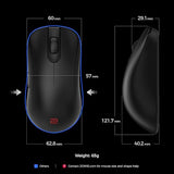 Zowie Za13-Dw 4K Wireless Mouse For Esports, Sports Science, 4K Enhanced Receiver, 65G, Symmetrical, Driverless, 3950 Sensor, 4K Polling Rate