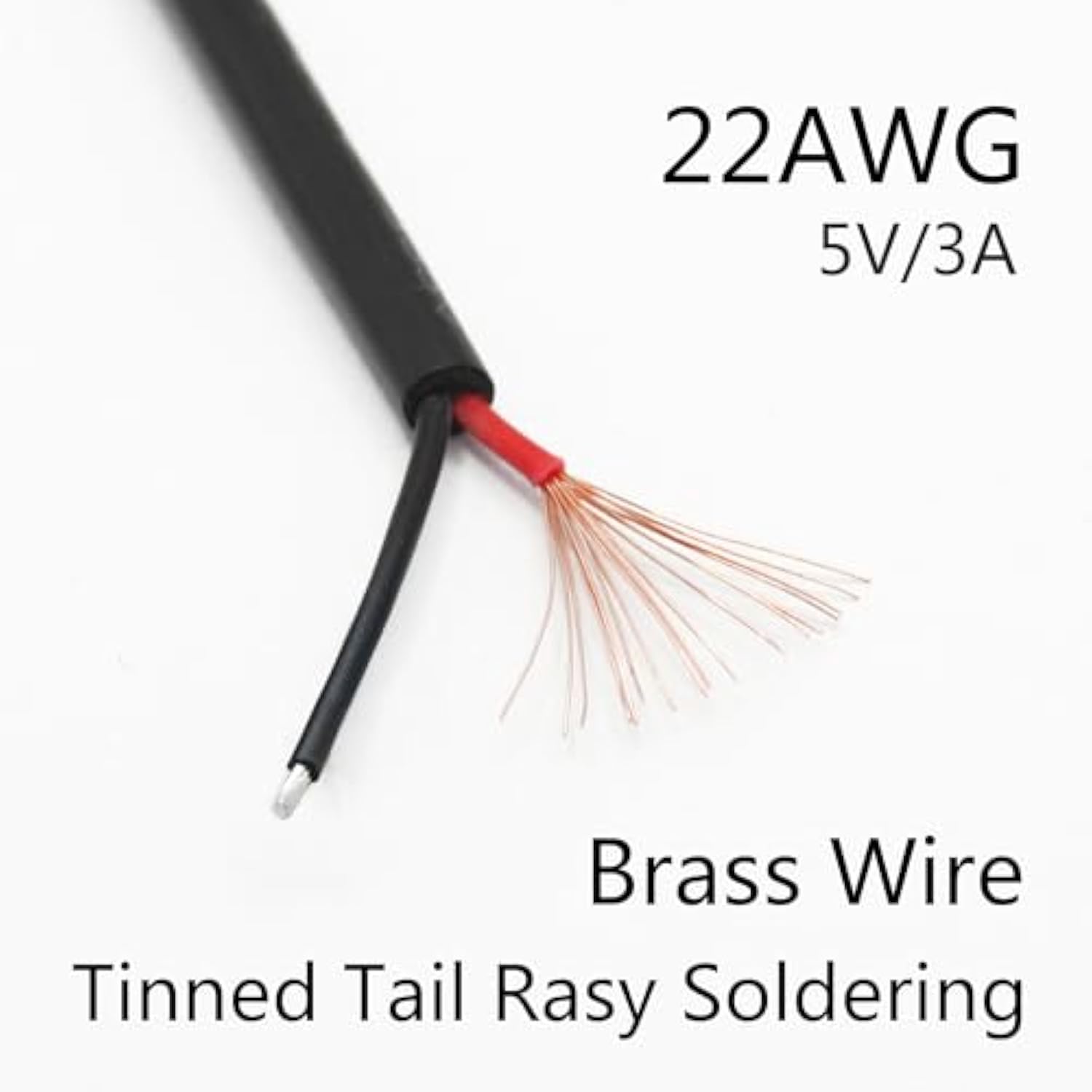 4Pcs 90 Degree Usb C To 2 Pin Bare Wire Open End Wire 1M/3Ft, Right Angle Usb Type C Male Plug Pigtail Power Cable 22Awg 5V/3A, For Usb C Equipment Installed Or Replacement Repair Diy Cable