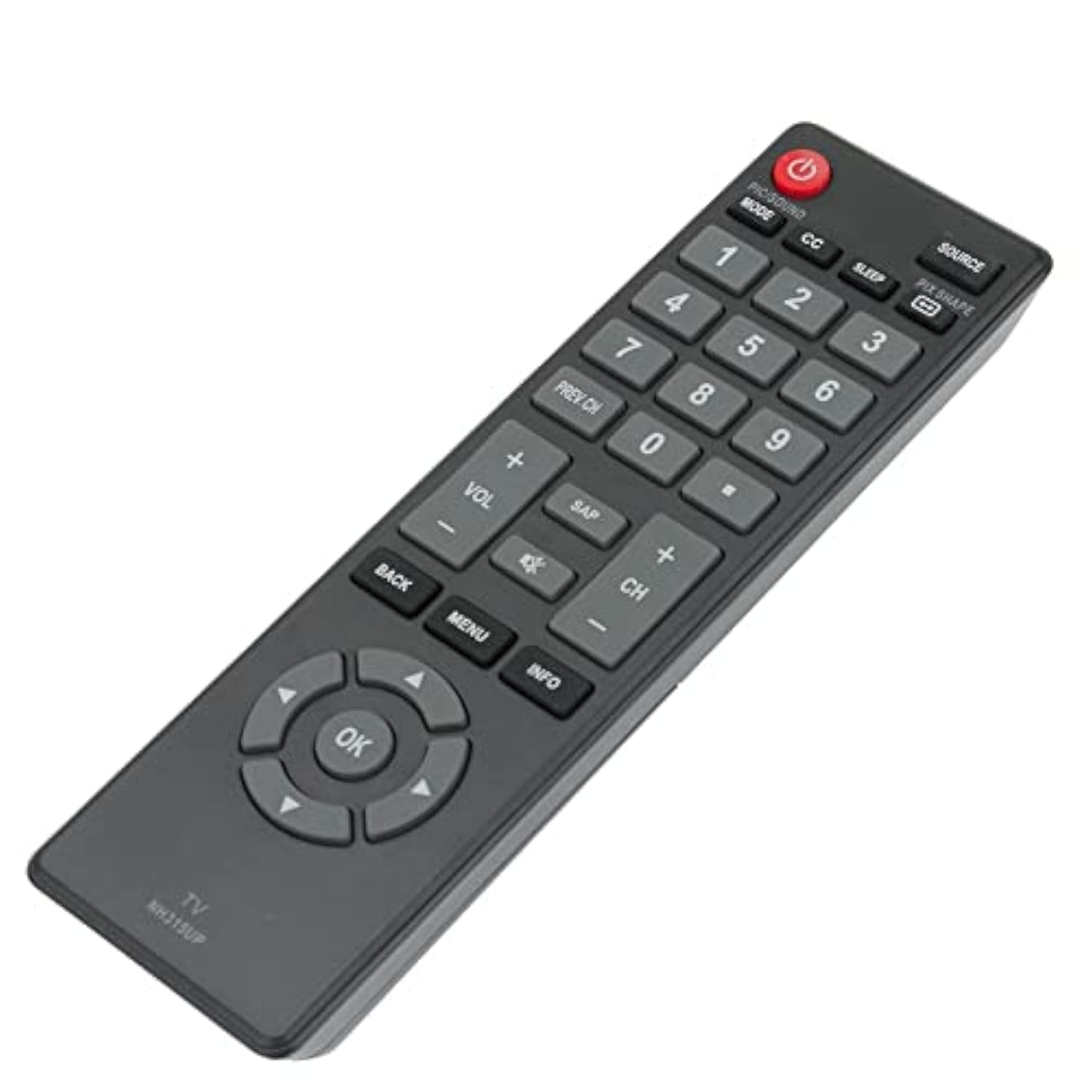Replacement Remote Control For Sanyo Tv Nh316Ud Fw32D06F Fw32D06F-B Fw40D48F Fw40D36F Fw40D36F-B Fw43D25F Fw50D36F Fw55D25F Fw55D25F-B