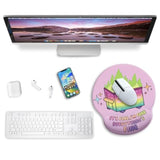 Dumpster On Fire Mouse Pad With Wrist Rest, Funny Cute Ergonomic Mouse Pads For Desk Wrist Support, Mousepad For Wireless Mouse Gaming Work Home Desk Accessories Office Supplies Decor Women